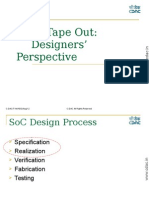 ASIC Tape Out: Designers' Perspective: C-DAC All Rights Reserved C-DAC/TVM/HDG/Aug'12