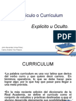 Curriculum Explicito y Oculto