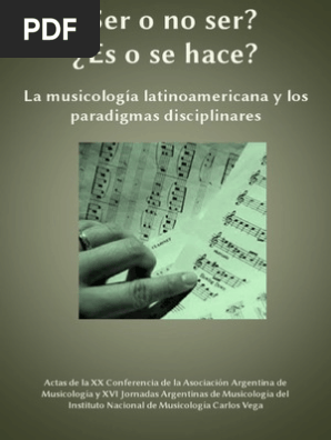 Actas Musicologia Argentina Autores Varios America Latina Interdisciplinariedad