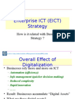 Enterprise ICT (EICT) Strategy: How Is It Related With Business Strategy ?