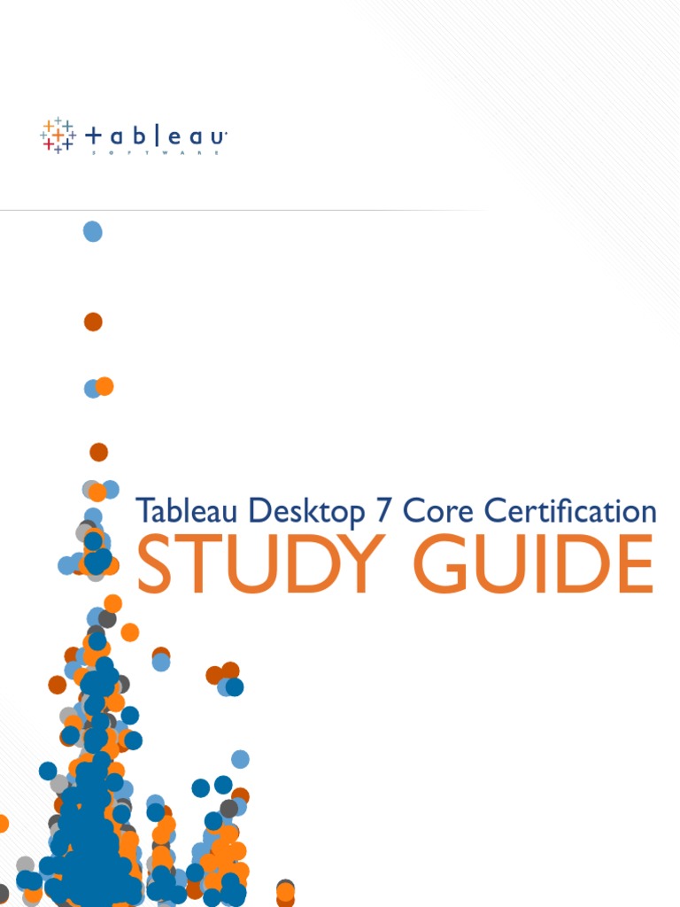 Tableau 7 Cert Study Guide | PDF | Chart | Scatter Plot