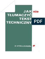 Voellnagel, Andrzej - Jak Nie Tłumaczyć Tekstów Technicznych – 1980 (Zorg)