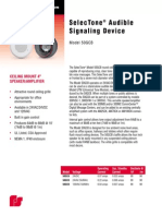 Selectone Audible Signaling Device: Model 50Gcb