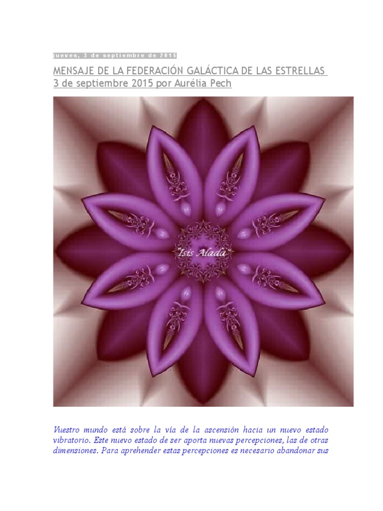 Mensaje de la Federación Galáctica | PDF | Luna | Reloj