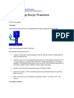 Cara Kerja Transistor