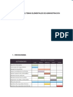 Temas Elementales de Administración