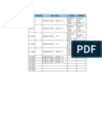 Jadwal Kuliah 6