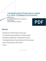 Troubleshooting Performance Issues in a Virtualized Environment