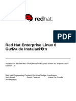 Red Hat Enterprise Linux 6 Installation Guide Es ES