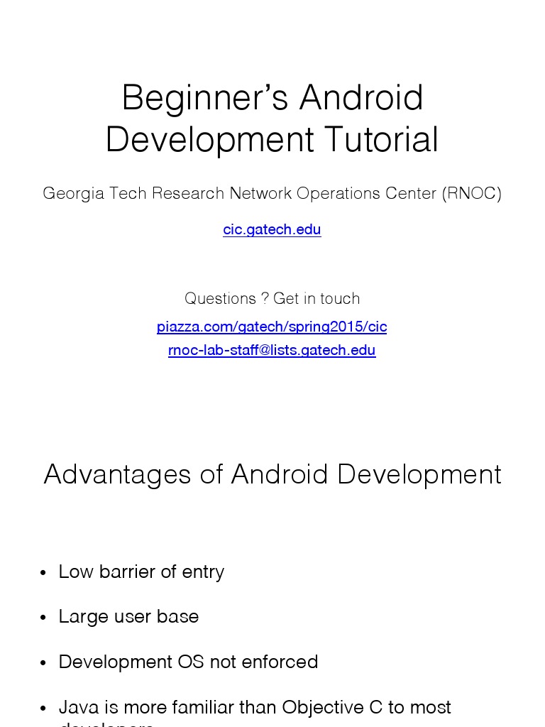 Android HMI Development Guide | PDF | Android (Operating System ...