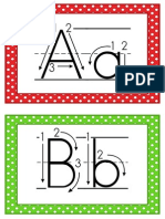 Alphabet Mats (Letter Formation)