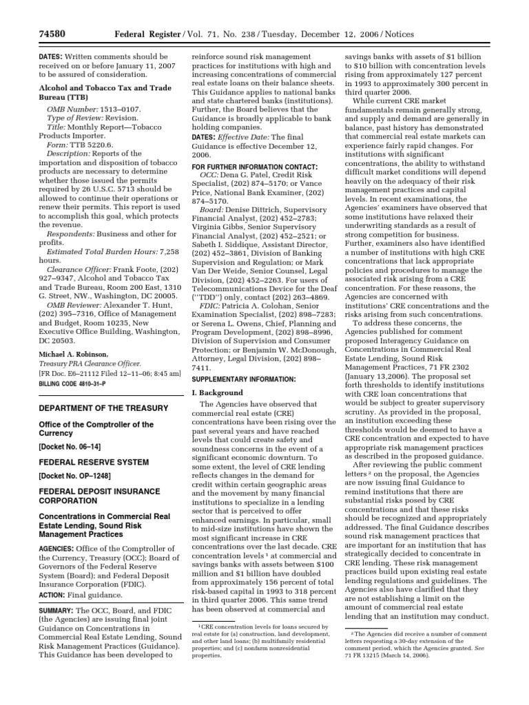 Notice Reports and Guidance Documents Availability, Etc