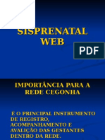 Apresentação Sisprenatal Web