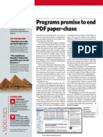 Programs Promise To End PDF Paper-Chase: Zoo News