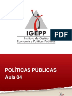 Tipos de Políticas Públicas: Distributivas, Redistributivas, Regulatórias e Constitucionais