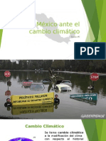 México Ante El Cambio Climático