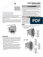 3-Channel Universal Receiver Models 850LM and 850LMC