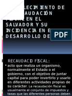 Fortalecimiento de La Recaudación Fiscal en El Salvador