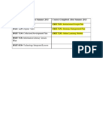 Key Assessment Table