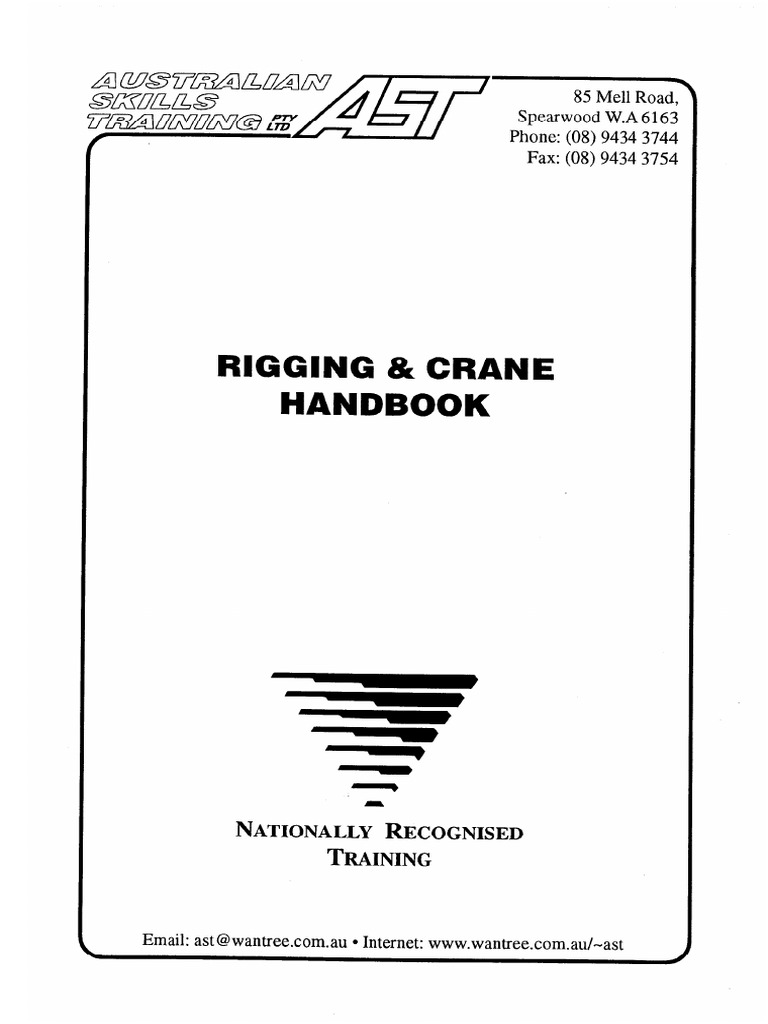 Rigging & Crane Handbook | PDF