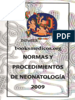 Normas y Procedimientos de Neonatologia 2009 INPER