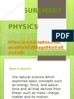 MEASUREMENT OF PHYSICS FUNDAMENTALS