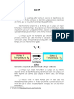 Calor y Transferencia de Calor