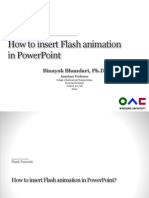 How To Insert Flash Animation in PowerPoint