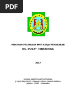 Pedoman Pelayanan Unit Kerja Pemasaran