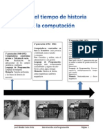 Linea Del Tiempo Historia de La Computacion PDF