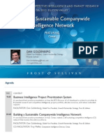 Goldenberg Dan -Building a Company-Wide Intelligence Network Best Practice Guidebook Tue 11am Think Tank 5