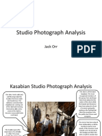 Studio Photograph Analysis