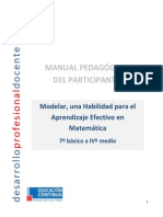 Mp 2014 Modelar Habilidad Aprendizajes Matematica
