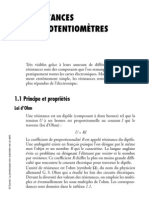 résistances et potentiomètres