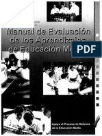 Manual de Evaluacion de Los Aprendizajes de Educacion Media 2