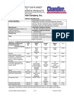 Concrete MSDS 1