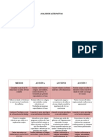 Analisis de Alternativas Parte b