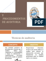 05 Tecnicas y Procedimientos de Auditoria