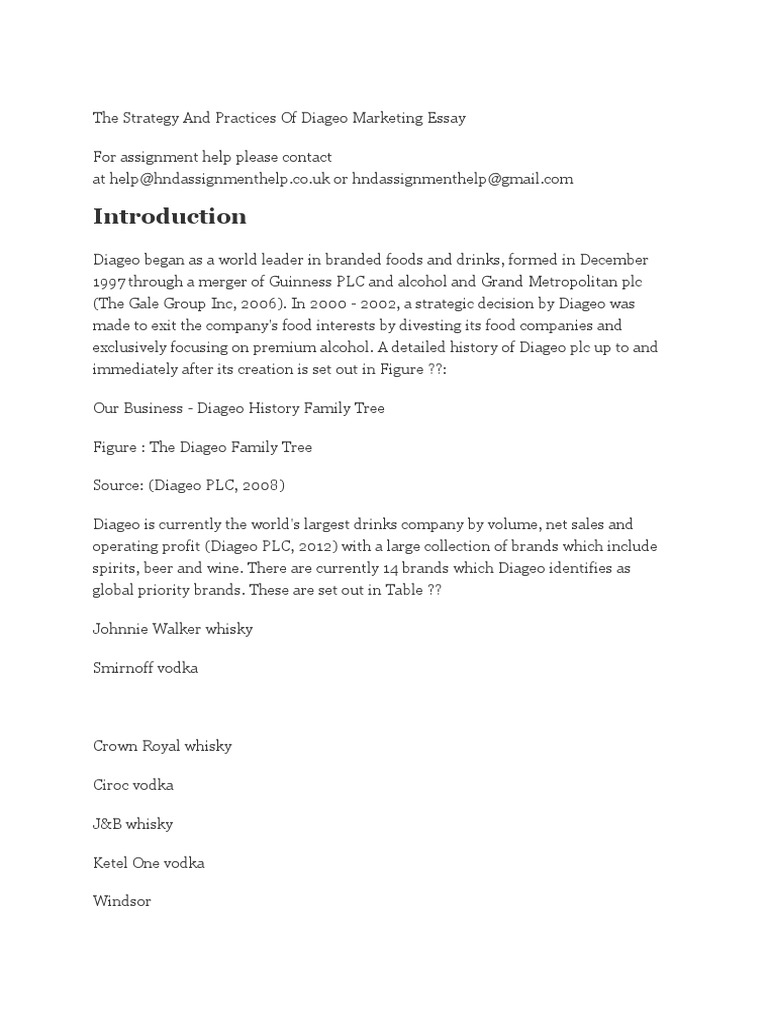 Diageo essay 05 picture