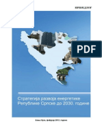 стратегија развоја енергетике рс до 2030 године PDF