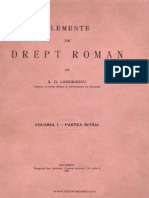 Elemente de Drept Roman Vol. 1 - S.G.loginescu