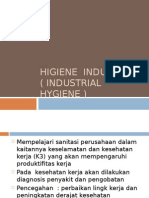 HIGIENE INDUSTRI DAN KESELAMATAN KERJA