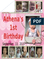 Athena's 1st Birthday: September 13, 2015