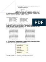 Ejercicios Estadistica