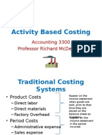 Activity Based Costing and Just in Time