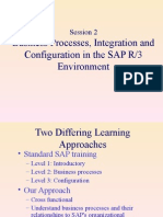 Business Processes, Integration and Configuration in The SAP R/3 Environment