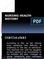 Nursing Health History