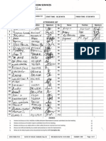 Attendance List Breafiing Depensive Drive