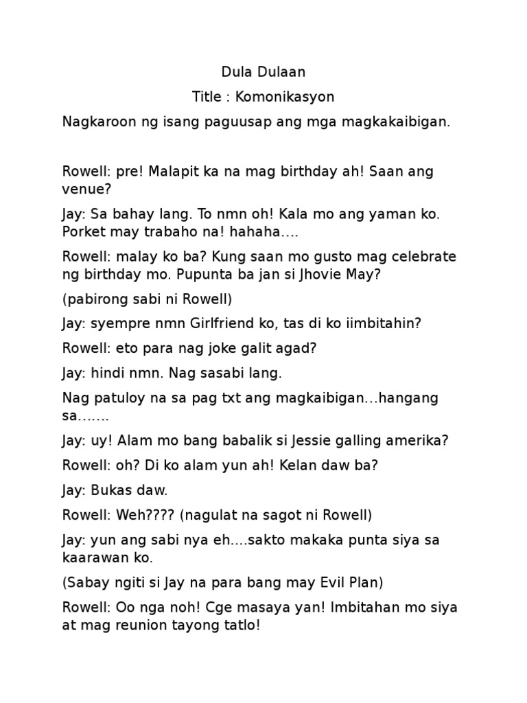 Maikling kwento ng dula dulaan essays 03 picture
