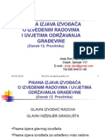 Predavanje Deri Pisana Izjava Izvodaca ZOPUIG 2012